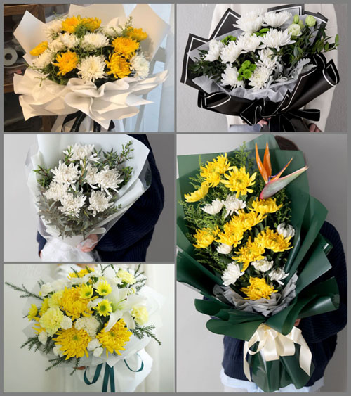 广东汕头市潮阳区金灶镇广美村白事花束代送